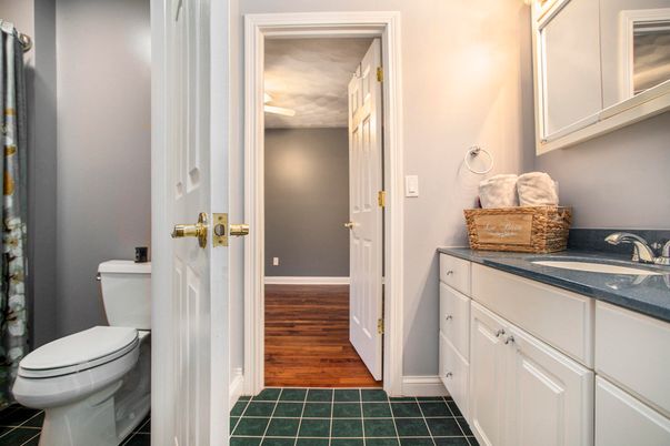 Bathroom, Interior, Wood Texture Flooring