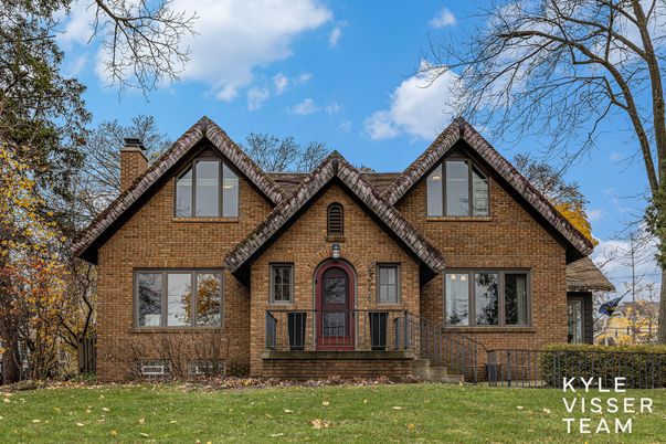 Exterior, Facade, Brick Facade, Tudor Revival