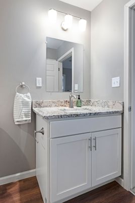 Bathroom, Interior, Wood Texture Flooring