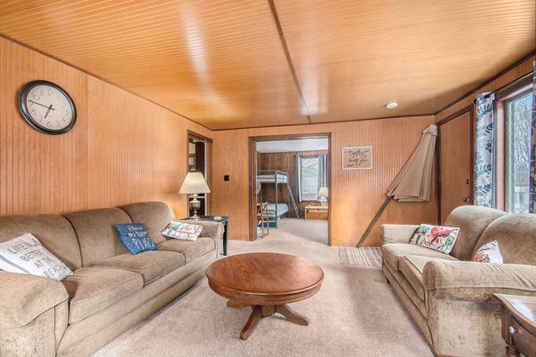 Interior, Living room, Wooden Ceilings, Wooden Walls