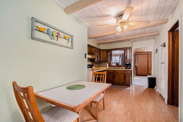 Dining room, Interior, Kitchen, Wooden Beams
