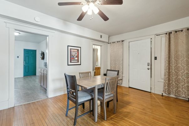 Dining room, Interior, Wood Texture Flooring