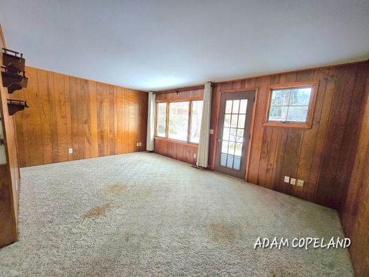 Empty room, Interior, Wooden Walls