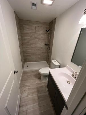 Bathroom, Interior, Wood Texture Flooring