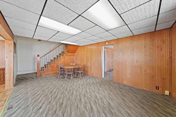 Dining room, Interior, Wooden Walls