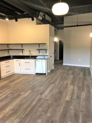 Interior, Kitchen, Pendant Lights, Wood Texture Flooring
