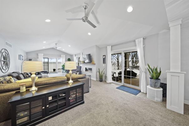 Fireplace, Interior, Recessed Lighting