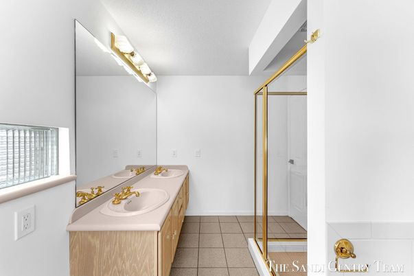 Bathroom, Dual Sink Vanities, Glass Shower, Interior