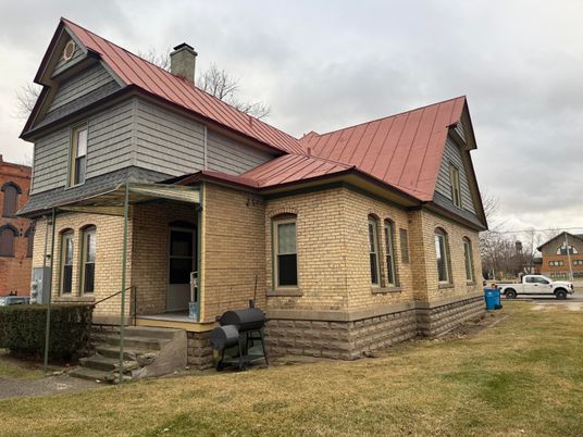 Exterior, Facade, Brick Facade, Tudor Revival