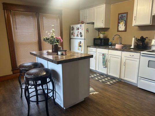 Interior, Kitchen, Wood Texture Flooring