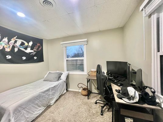 Bedroom, Home Office, Interior, Recessed Lighting