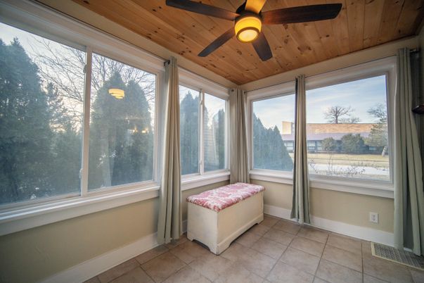 Interior, Sun Room, Wooden Ceilings