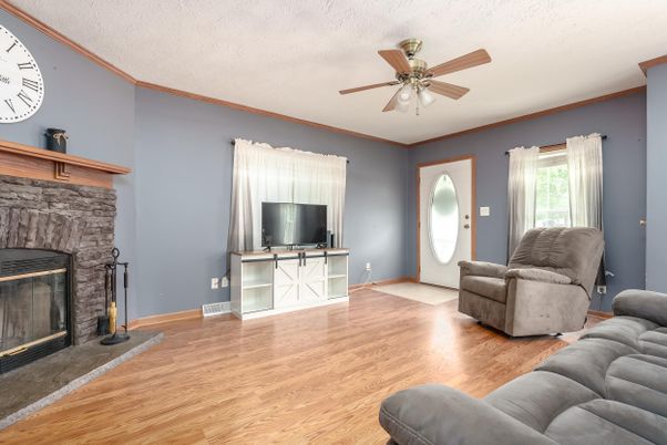 Fireplace, Interior, Living room, Wood Texture Flooring