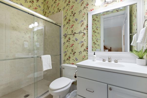 Bathroom, Glass Shower, Interior