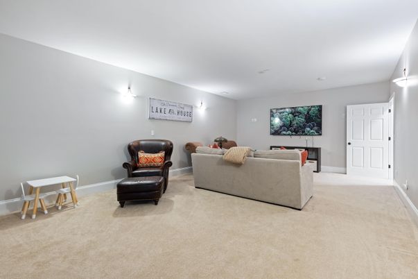 Interior, Living room, Recessed Lighting