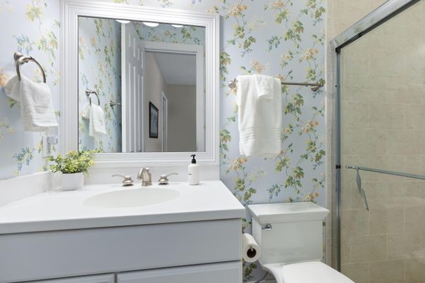 Bathroom, Glass Shower, Interior