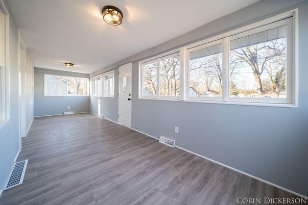 Empty room, Interior, Wood Texture Flooring