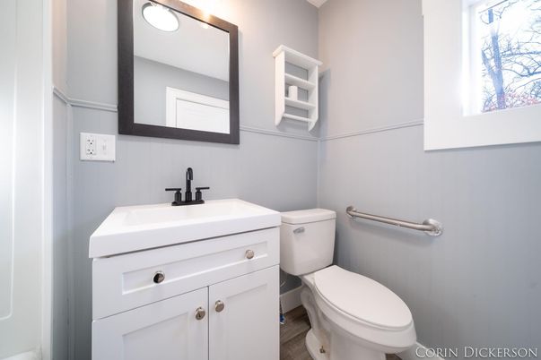 Bathroom, Interior, Wood Texture Flooring
