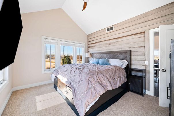 Bedroom, Interior, Wooden Walls