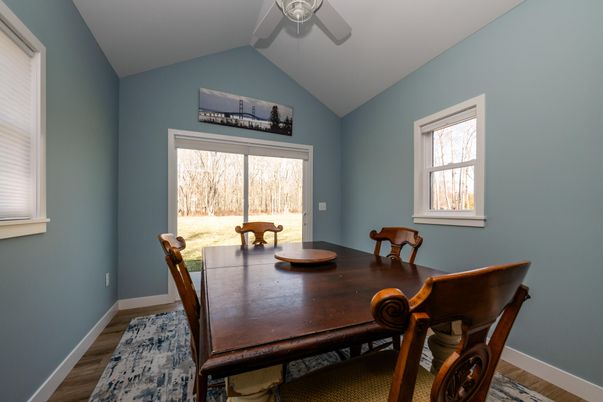 Dining room, Interior, Wood Texture Flooring