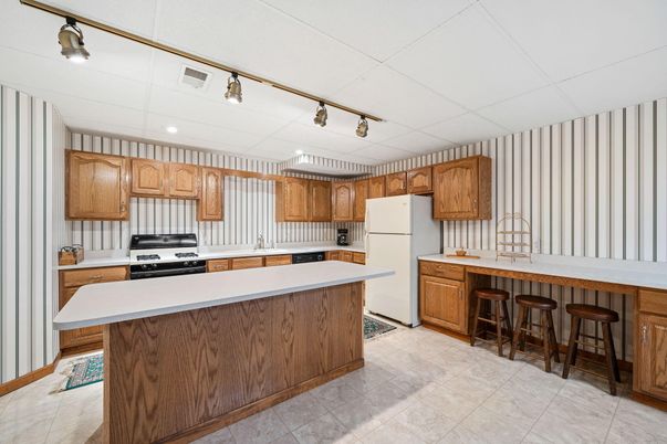 Interior, Kitchen, Recessed Lighting, Stainless Steel Appliances