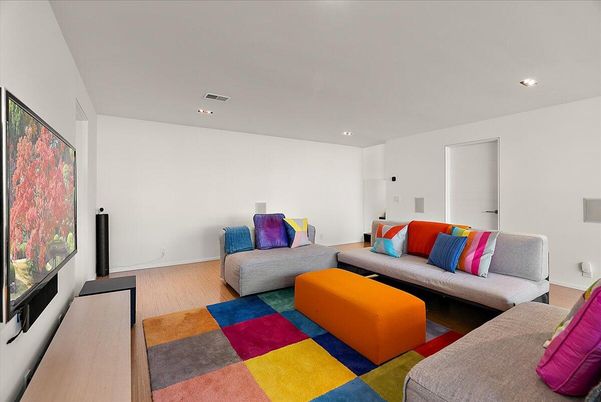 Interior, Living room, Recessed Lighting