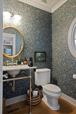 Bathroom, Interior, Wood Texture Flooring