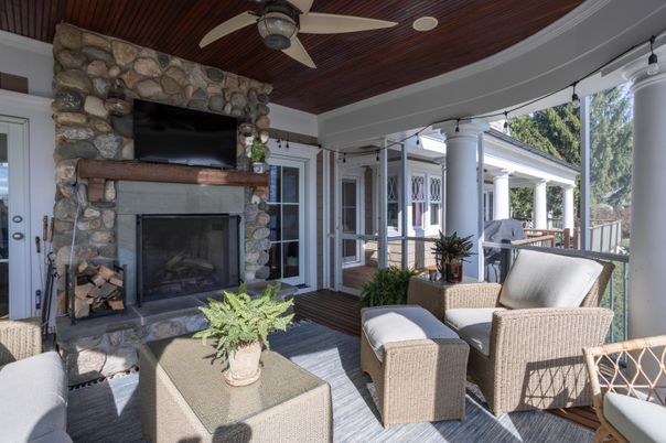Exterior, Fireplace, Interior, Sun Room