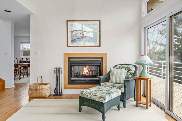 Fireplace, Interior, Wood Texture Flooring