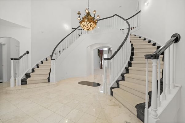 Chandelier, Interior, Recessed Lighting