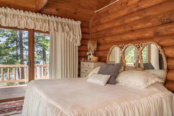 Bedroom, Interior, Wooden Beams, Wooden Ceilings, Wooden Walls