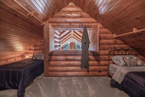 Bedroom, Interior, Wooden Ceilings, Wooden Walls