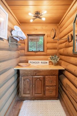 Bathroom, Interior, Wooden Ceilings, Wooden Walls
