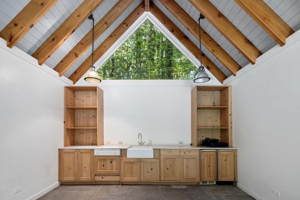Interior, Pendant Lights, Wooden Beams