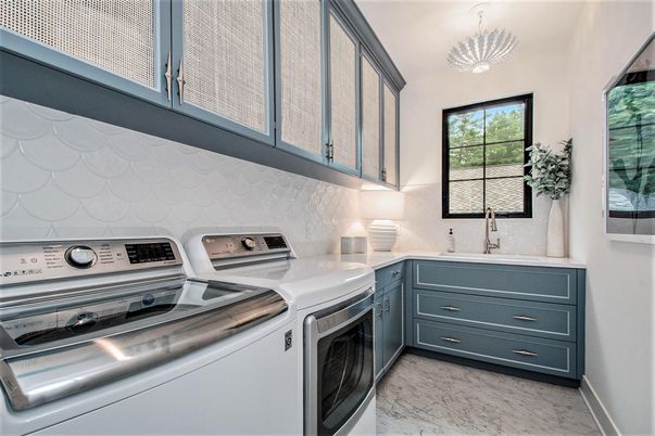 Interior, Marble, Pendant Lights, Washer