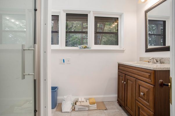 Bathroom, Glass Shower, Interior