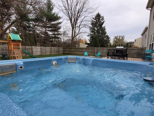 Backyard, Exterior, Hot Tub, Playground