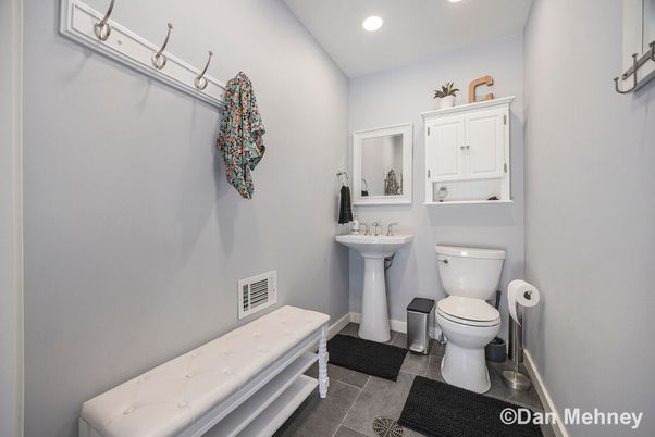Bathroom, Interior, Recessed Lighting