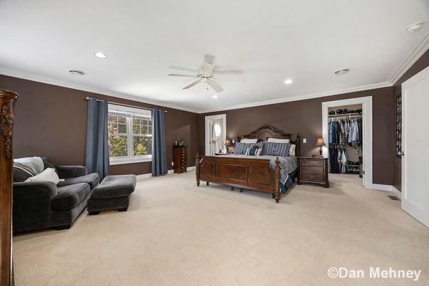 Bedroom, Interior, Recessed Lighting