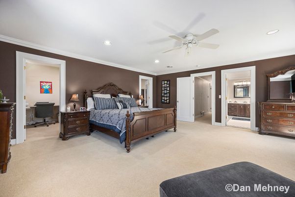 Bedroom, Home Office, Interior, Recessed Lighting