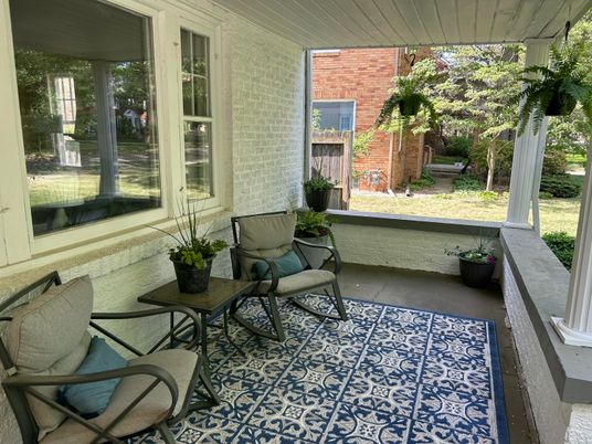 Interior, Stone Walls, Sun Room