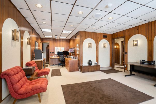 Interior, Recessed Lighting, Wooden Walls
