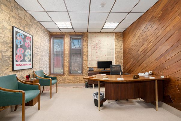 Home Office, Interior, Wooden Walls