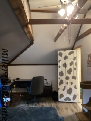 Home Office, Interior, Wooden Beams, Wood Texture Flooring