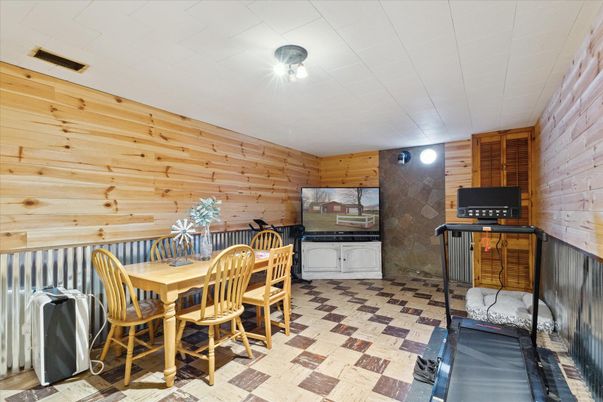 Dining room, Interior, Wooden Walls
