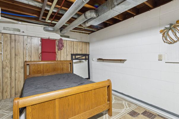Bedroom, Interior, Wooden Beams