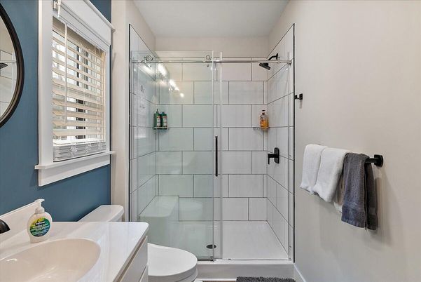 Bathroom, Glass Shower, Interior