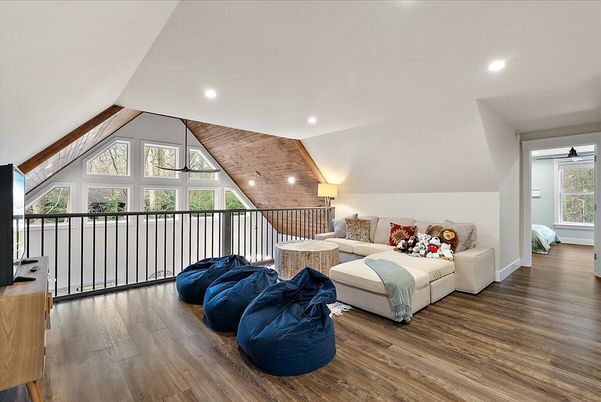 Interior, Living room, Recessed Lighting, Wooden Ceilings, Wood Texture Flooring