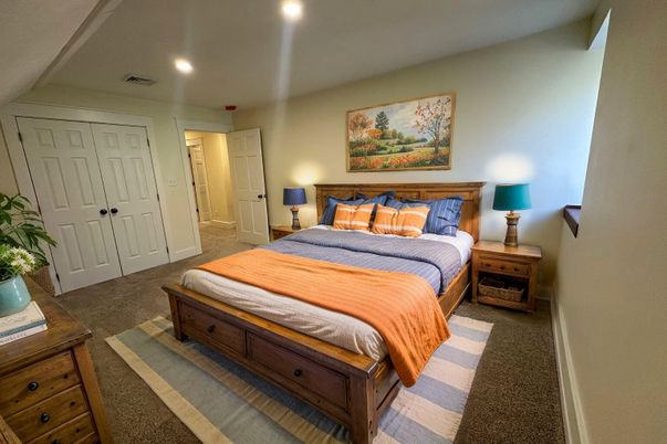 Bedroom, Interior, Recessed Lighting