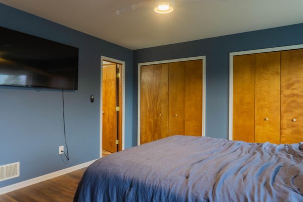 Bedroom, Interior, Wood Texture Flooring